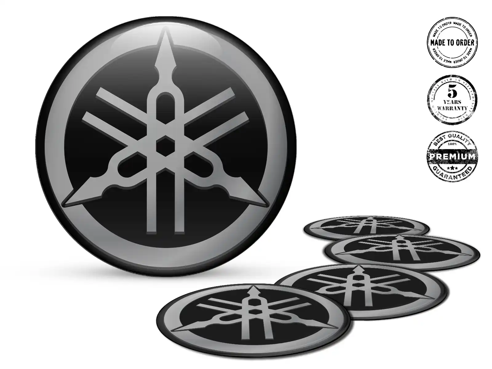 Yamaha Radplaketten Ausgabe Harzgewölbte Labels